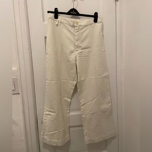 Big Bud Press Western pants in vintage white, size petite M, NWOT